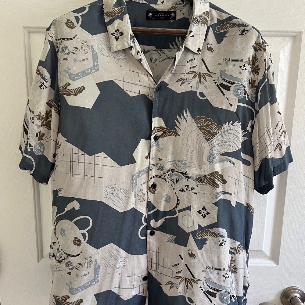 All Saints Collard Short Sleeve
